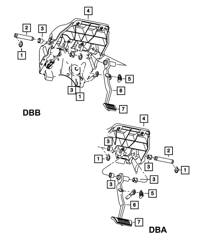 52014128AE - Brakes: Brake Pedal And Pad for Mopar Image