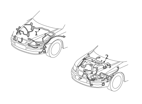 Wiring Harness for 2008 Saab 9-3 #0