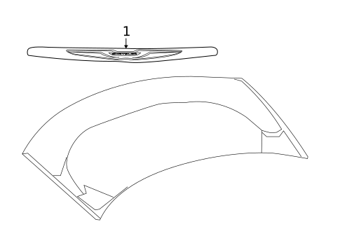 Exterior Trim - Hood for 2014 Chrysler 200 #0