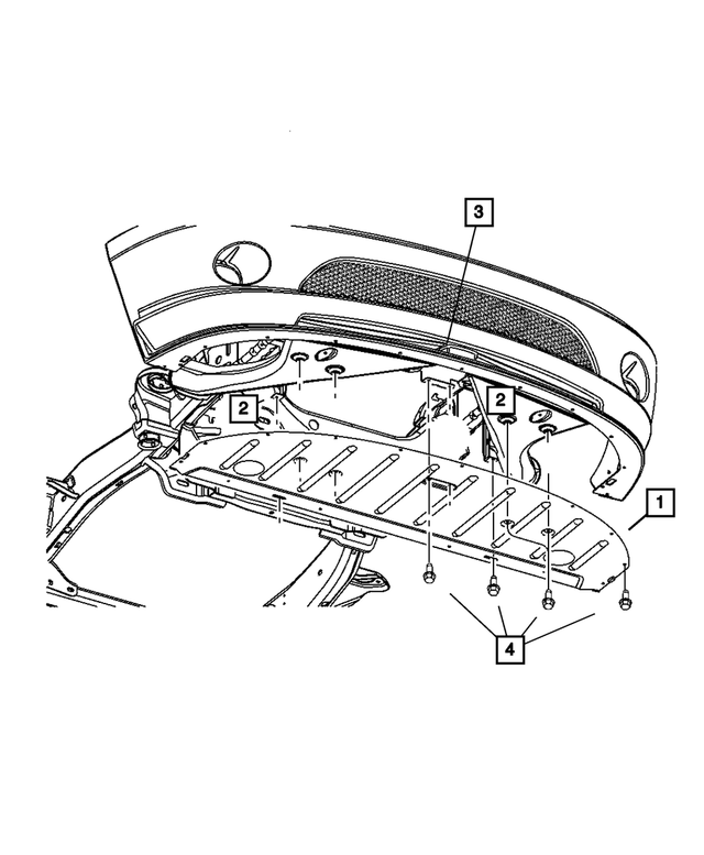 « 5030021AC – Frames and Bumpers : Support pour Mopar Image »