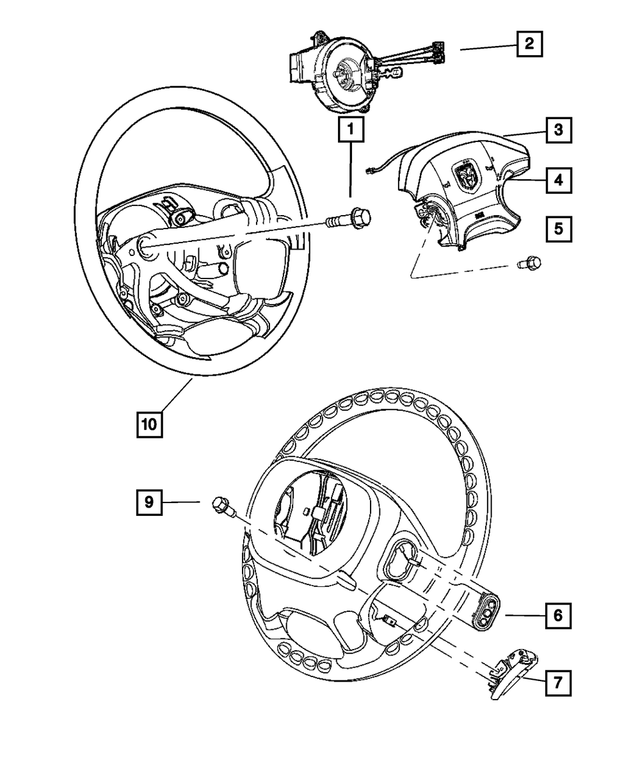 CBXZP811AA - Steering: Driver Air Bag for Mopar Image image