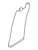 17A86729182V - : Lower Center Pillar Trim for Volkswagen: Jetta Image