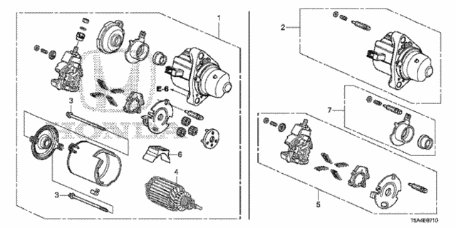 Starter Motor (Mitsuba) for 2016 Honda Fit #0