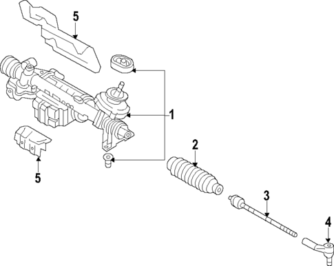 Steering Gear & Linkage for 2011 Volkswagen Jetta #3