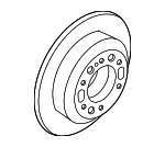 584114D500 - Brakes: Rotor for Hyundai: Entourage Image