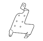 86264FJ000 - Body: Nav System Kit Bracket for Subaru: Crosstrek, Forester, Impreza, WRX, WRX STI, XV Crosstrek Image