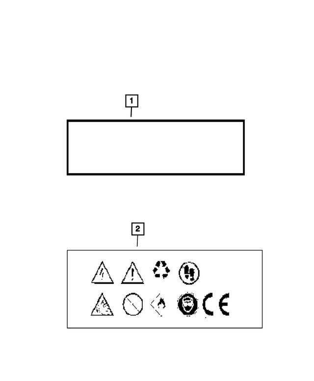 5186044AC - Labels: Battery Label for Mopar Image