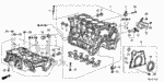 1100059B305 - Engine: BLOCK, CYLINDER for Honda Image