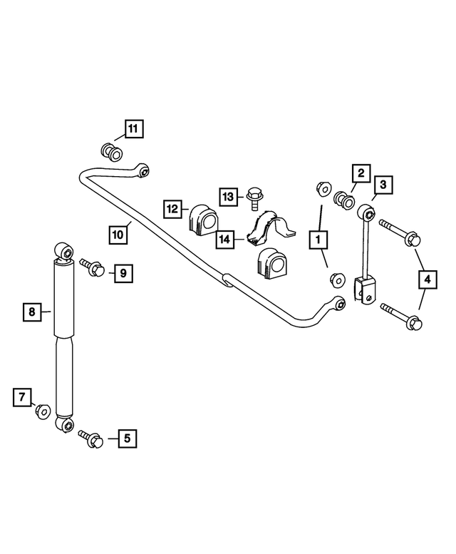 6105171AA - Rear Suspension: Nut for Dodge: Sprinter 2500, Sprinter 3500 Image