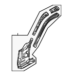 762156GC1A - Body: Hinge Pillar for Nissan: 370Z Image