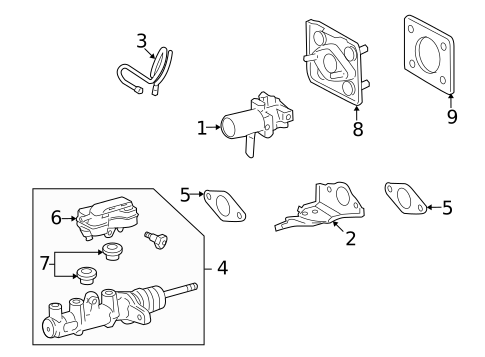 Components On Cowl for 2010 Lexus LS600h #0