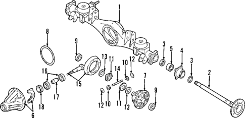 Propeller Shaft for 2000 INFINITI QX4 #0
