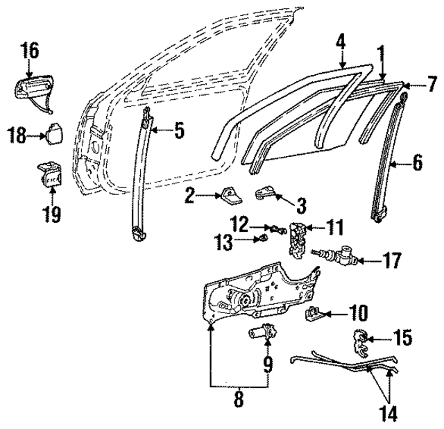 16629868 - : Linkage Rod Clip for GM Image