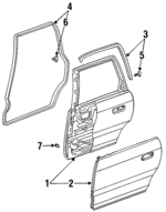 67510SX0A00ZZ - Body: Door Shell for Honda: Odyssey Image