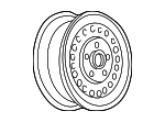 9591875 - Suspension: Wheel, Steel for Buick: Skylark | Chevrolet: Beretta, Cavalier | Oldsmobile: Achieva | Pontiac: Grand Am, Sunbird, Sunfire Image