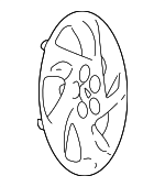 9596523 - : Wheel Cover for Pontiac: Sunfire Image