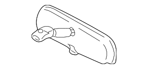878100W130 - : Mirror Inside for Toyota Image