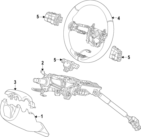 Steering Column for 2024 Honda Pilot #0