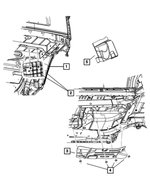 53013915AA - Body Sheet Metal Except Doors: Heat Shield for Mopar Image