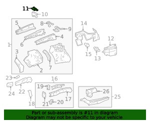 2016-2022 Lexus Baffle Plate 53747-0E010 | OEM Parts Online