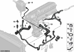 17127519255 - Radiator: Supply Hose for BMW Image