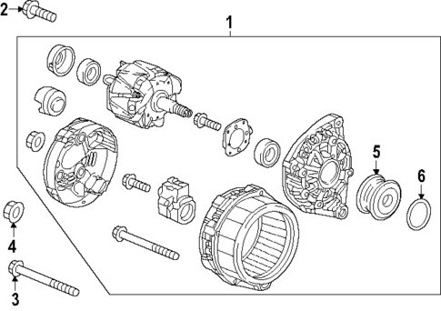 Alternator for 2025 Honda Civic #0