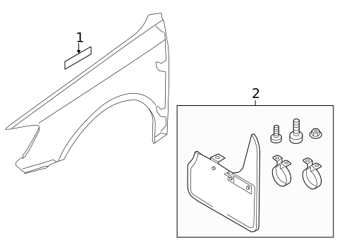 Exterior Trim - Fender for 2019 Audi A3 Quattro #0