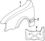 8647221002 - : Mud Guard for Hyundai Image