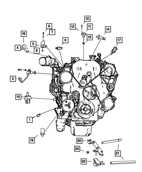 Sensors for 2008 Jeep Liberty #6