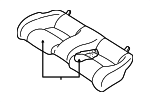 MN121475BA - Body: Seat Cushion for Mitsubishi: Eclipse Image image