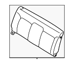 MR623426 - : Seat Back Assembly for Mitsubishi: Eclipse Image