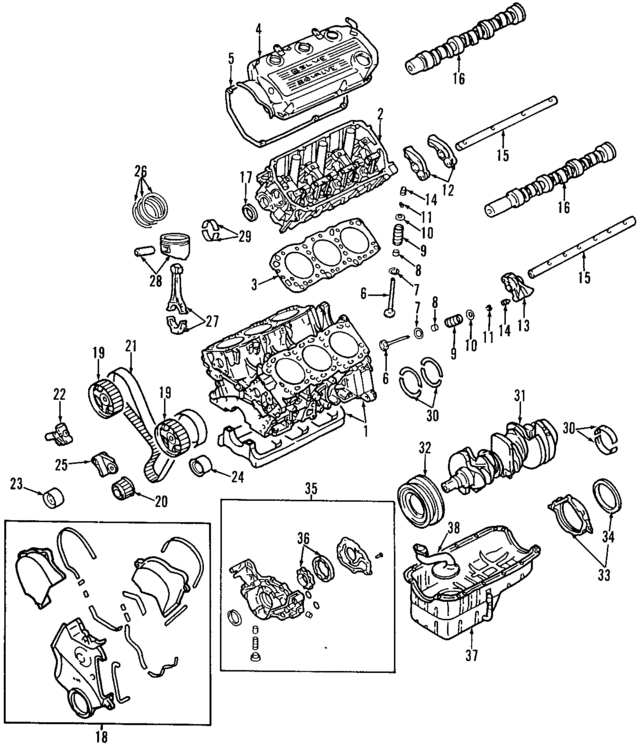 MD303560 - Engine: Cylinder Block for Mopar Image