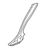 PY84WL5AB - Body: Lower Quarter Trim for Dodge: Neon Image