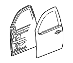 22892590 - Body: Door Shell for Cadillac: Escalade, Escalade ESV, Escalade EXT Image