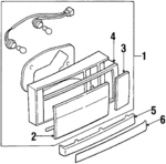 8BH451390 - Electrical: Rear Lamp Assembly for Mazda: 929 Image