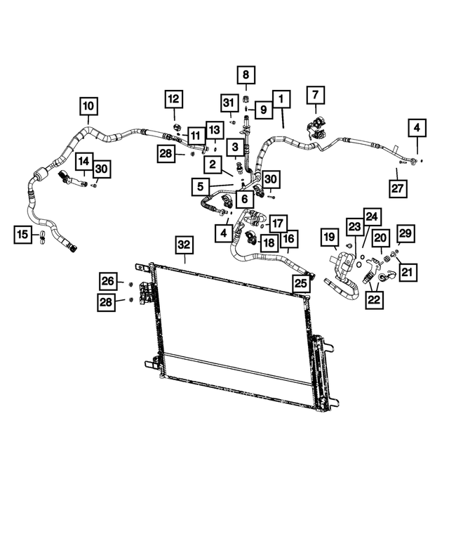 6514762AA - Air Conditioners and Heaters: Screw for Mopar Image