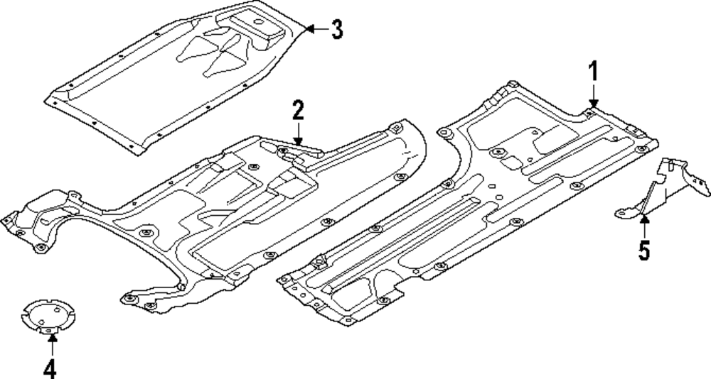 Rear Shield - BMW (51758050542)