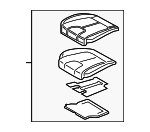 88200S1130YKA - : Cushion Assembly for Hyundai: Santa Fe Image