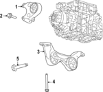 NL3Z6038D - Electrical: Mount Bracket for Ford Image
