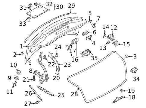 Lid & Components for 2022 Audi RS5 #0