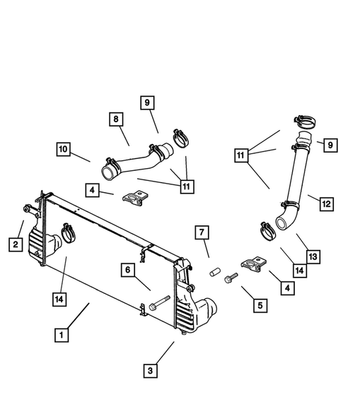 Air Intake System for 2001 Dodge Ram 2500 #1