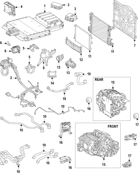 Traction Motor Components for 2022 Mercedes-Benz EQB 300 #0