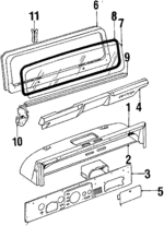 55074880 - Body: Upper Hinge for Jeep: Scrambler, Wrangler Image