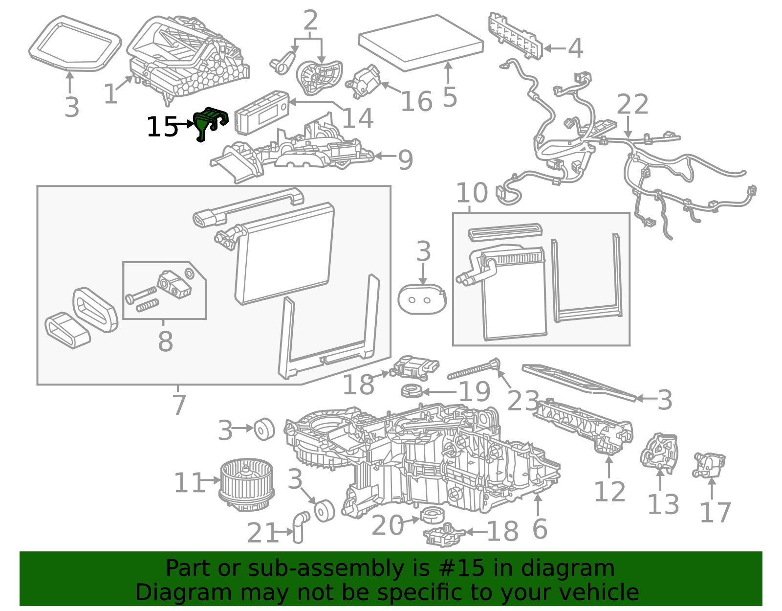 2014-2019 GM HVAC Heater, Air Conditioning Evaporator, and Blower ...