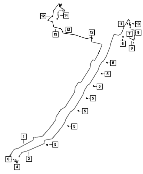 Hydraulic Control Unit, Brake Tubes and Hoses for 2018 Jeep Wrangler #2