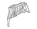 12530162 - Body: Inner Wheelhouse for Buick: Century, LaCrosse, Regal | Chevrolet: Impala, Impala Limited, Lumina, Monte Carlo | Oldsmobile: Intrigue | Pontiac: Grand Prix Image