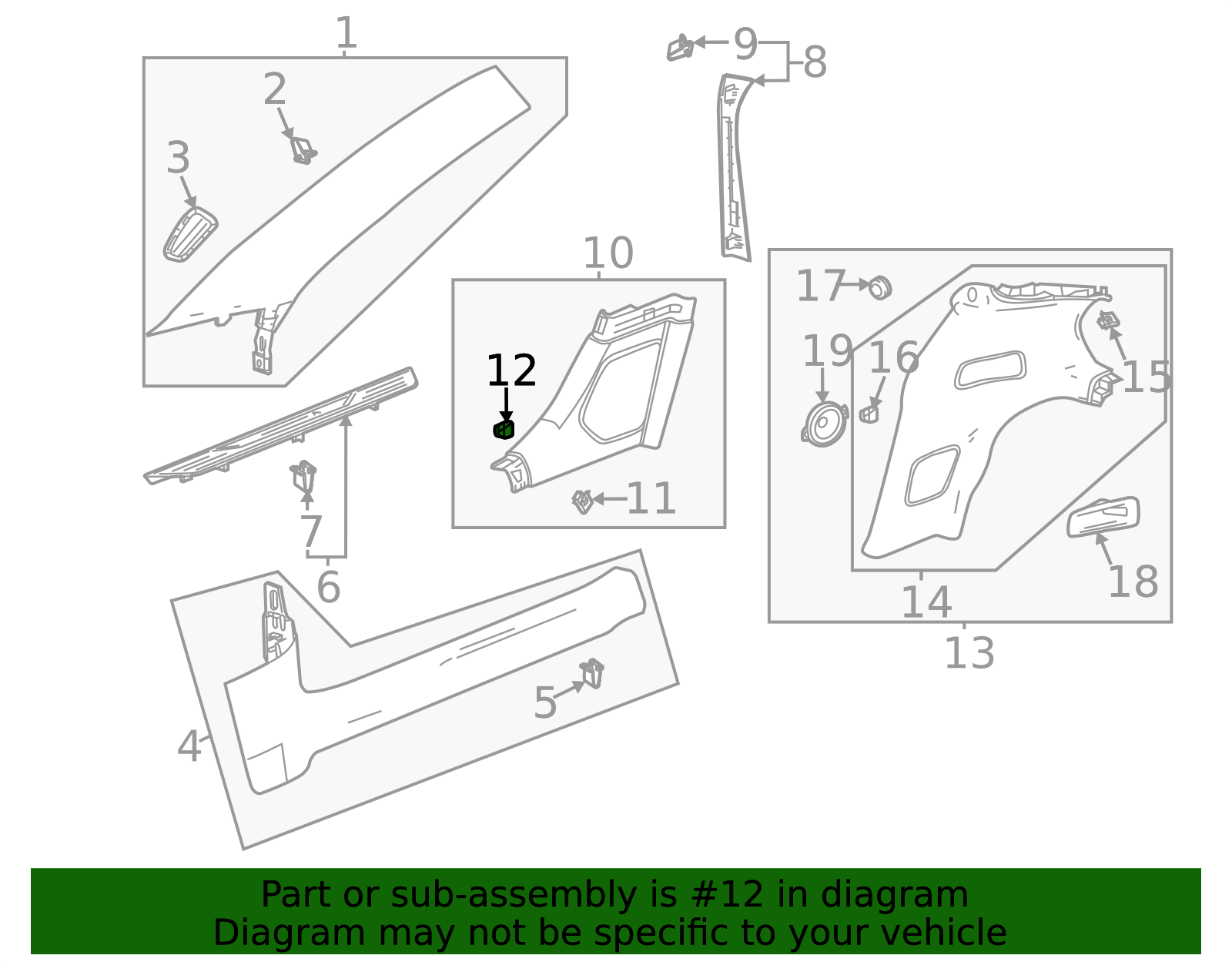 2014-2026 GM Multi-Purpose Retainer Clip 11547027 | OEM Parts Online
