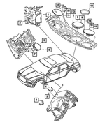 5064336AF - Electrical: Amplifier for Mopar Image