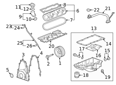 Engine Parts for 2014 Chevrolet Camaro #0