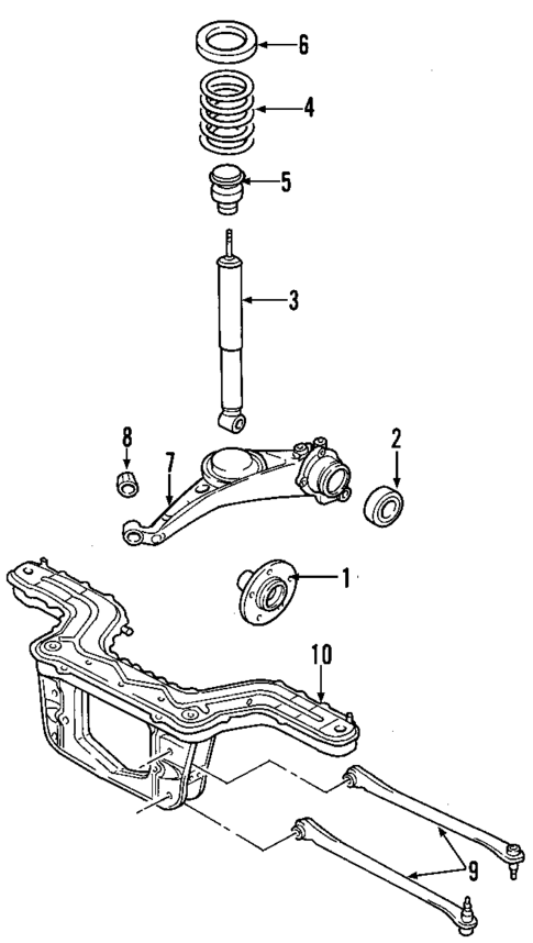 Rear Suspension for 2009 Mazda Tribute #0